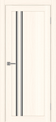 Дверь межкомнатная Оптима Порте Турин 525.121 АПС молдинг SB, цвет светлый ясень, экошпон, стекло мателюкс
