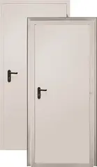Дверь входная Промет ДП1 противопожарная, 1 замок, 1,2 мм металл, (рал 7035+рал 7035)