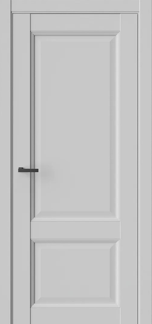 Дверь межкомнатная ВестСтайл Эника 3, цвет эмлэер серый, экошпон, глухая