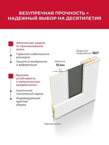 Дверь межкомнатная ХЬЮГОДОРС Дуглас 05х120, цвет благородный дуб, экошпон, стекло матовое (гарантия - 5 лет) #2