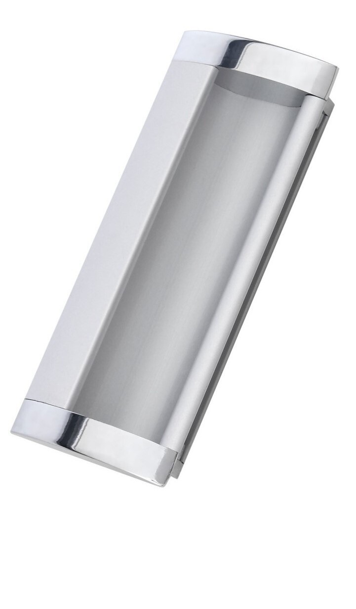 Ручка для двери-книжки ХЬЮГОДОРС цена за 1 шт., цвет хром (гарантия - 12 месяцев)