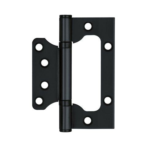 Петля накладная Аякс IN4000W BL (100/P-2B 100x2,3), цвет черный (гарантия - 6 месяцев)