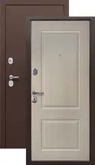 Дверь входная Страж 2К Лидер, 2 замка, 1 мм металл, (медь антик+светлая лиственница)