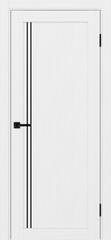 Дверь межкомнатная Оптима Порте Турин 566.111 АПП молдинг SB, цвет белый лед, экошпон, глухая