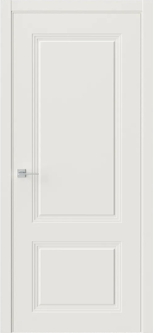 Дверь межкомнатная белая ВестСтайл Монте 3 (с врезкой под комплект 10М), цвет рал 9010, эмаль, глухая