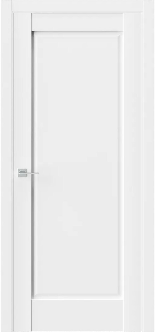 Дверь межкомнатная ВестСтайл Зест Z1, цвет эмлэер белый, экошпон, глухая