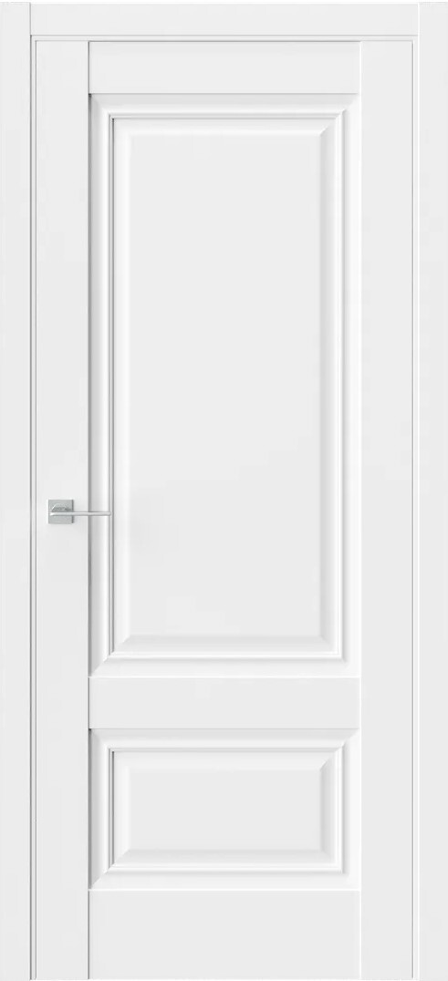 Дверь межкомнатная ВестСтайл Чикаго CH7, цвет эмлэер белый, экошпон, глухая