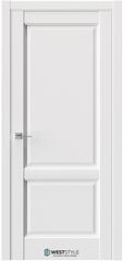 Дверь межкомнатная ВестСтайл Сенсейшн SE3, цвет эмлэер белый, экошпон, глухая