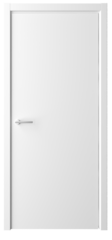 Дверь межкомнатная Альберо (Фрегат) Стиль (Эмаль) Стиль Флэт (с врезкой под замок), цвет белый, эмаль, глухая