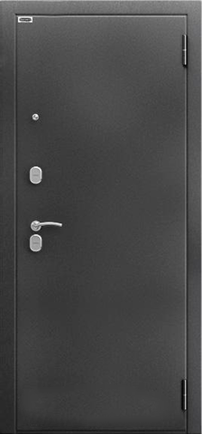 Теплая дверь входная Берлога Тринити Ольга зеркало, 2 замка, 1,7 мм металл, (серебро антик+светлый ларче) #2