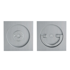 Ручка квадрат для раздвижных дверей Армадилло SH.QUADRO55.BK8 MWSC-33, цвет итальянский тисненый (гарантия - 5 лет)