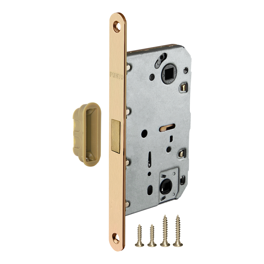 Замок сантехнический магнитный Пунто ML96WC-50/BL SSG блистер, цвет золото сатинированное (гарантия - 12 месяцев)