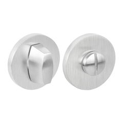 Завертка круг Фуаро BK6.R.SLR52 (BK6 SLR) SSC-16, цвет хром сатинированный к ручкам R.SLR52.ABRASIVE SSC-16 (гарантия - 12 месяцев)