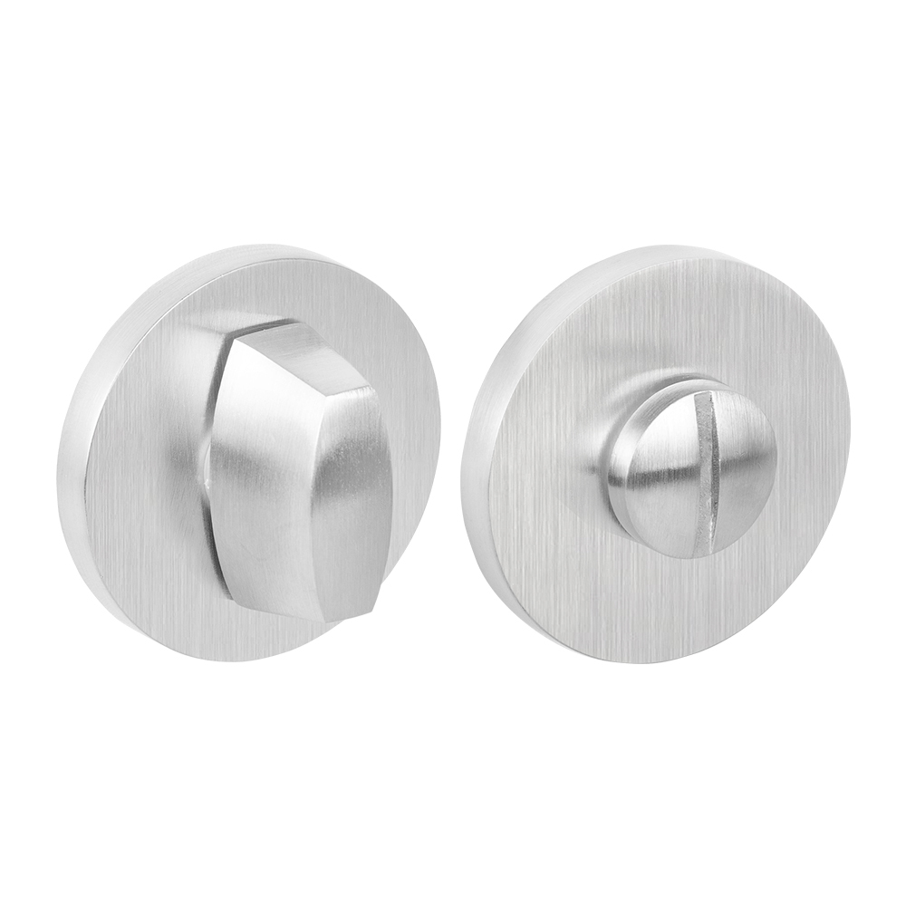 Завертка круг Фуаро BK6.R.SLR52 (BK6 SLR) SSC-16, цвет хром сатинированный к ручкам R.SLR52.ABRASIVE SSC-16 (гарантия - 12 месяцев)