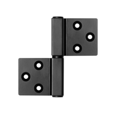 Петля универсальная флажковая Армадилло FL.IN3800.US BL, цвет черный (гарантия - 5 лет)