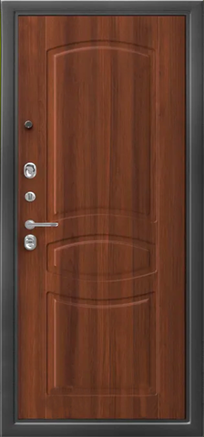 Сейф-дверь входная Аргус Люкс ДА-64 Монако, 2 замка, 2 мм металл, (серебро антик+коньяк статус) #3