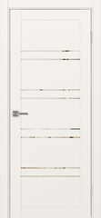 Дверь межкомнатная Оптима Порте Турин 560.12, цвет бежевый, экошпон, зеркало