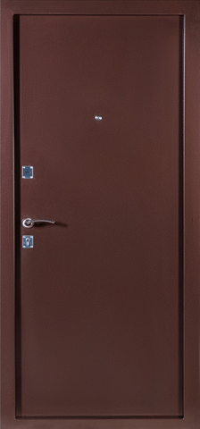 Дверь входная Сидоров S67 внутреннее открывание, 2 замка, 1,5 мм металл, (медь антик+беленый дуб) #2