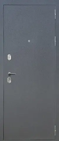 Теплая дверь входная FLY DOORS Аркан 206, 2 замка, 1,2 мм металл, (графит букле+айс ривьера) #2