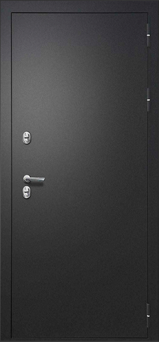 Термодверь входная FLY DOORS Айварс В2 Термо, 2 замка, 1,4 мм металл, (черный букле+бетон снежный) #2