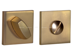 Завертка квадрат Инерта FZ21-196 SSG, цвет золото матовое к ручкам FZ21-241 D SSG (гарантия - 12 месяцев)