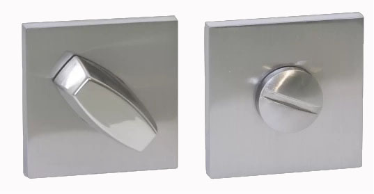Завертка квадрат Инерта FZ21-196 SSC, цвет хром матовый к ручкам FZ21-248 SSC, FZ21-249 SSC (гарантия - 12 месяцев)