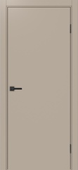 Дверь межкомнатная Оптима Порте Неаполь 201 (кромка ПВХ в цвет полотна с 4х сторон с врезкой под замок Морелли М1895 (М1885)), цвет мокко, экошпон, глухая
