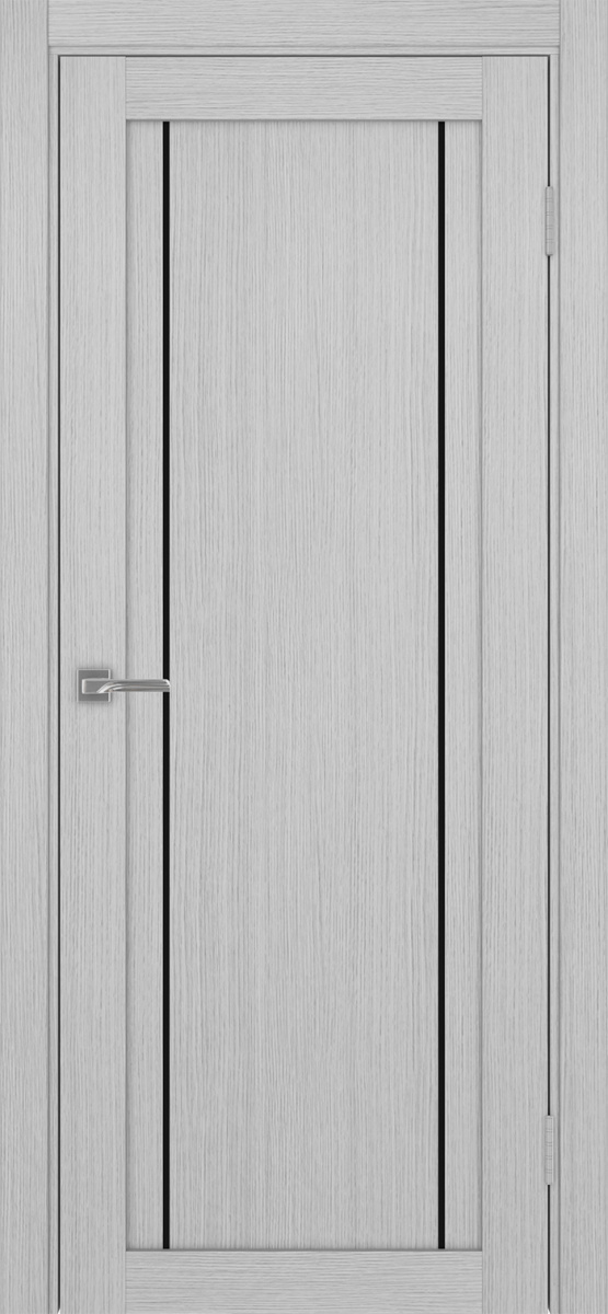 Дверь межкомнатная Оптима Порте Турин 522.111 АПП молдинг SB, цвет серый дуб, экошпон, глухая