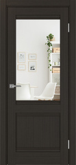 Дверь межкомнатная Оптима Порте Турин 502U.21, цвет венге, экошпон, зеркало