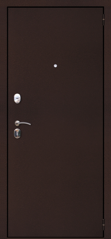 Дверь входная Страж 2К металл/металл, 2 замка, 1,2 мм металл, (коричневый медь антик+коричневый медь антик) #2