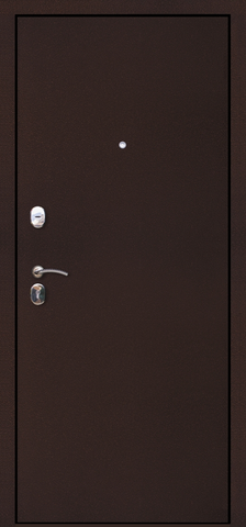 Дверь входная Страж 2К металл/металл, 2 замка, 1,2 мм металл, (коричневый медь антик+коричневый медь антик) #3