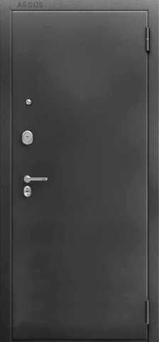 Сейф-дверь входная Аргус Люкс ДА-64 Асти, 2 замка, 2 мм металл, (серебро антик+арктик эмалит) #2