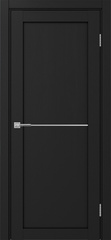 Дверь межкомнатная Оптима Порте Турин 502.11 АПП молдинг SC, цвет антрацит, экошпон, глухая